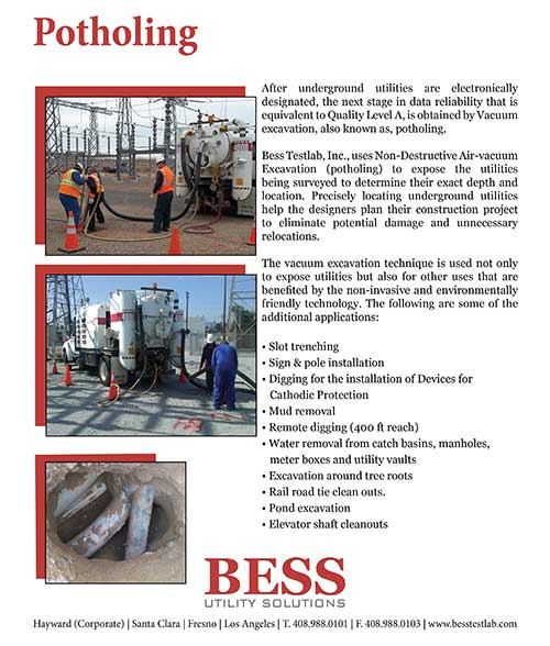 Bess Utility Solutions Locating Brochure