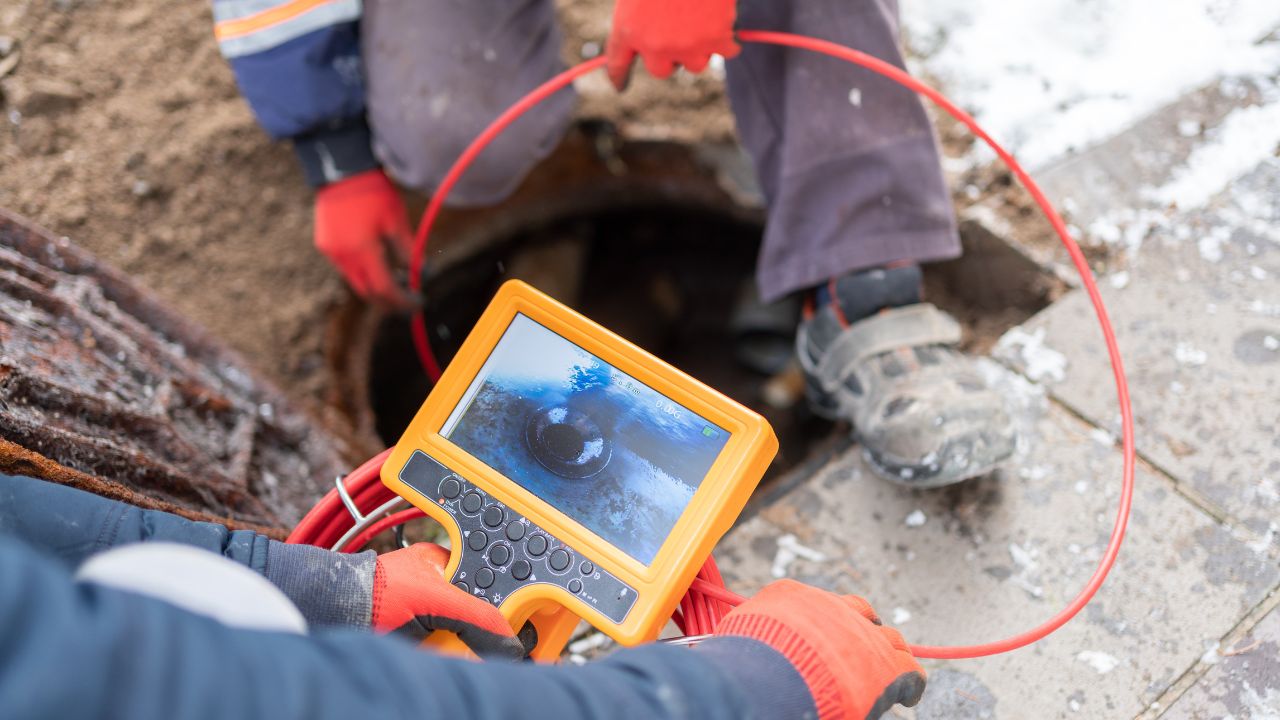 CCTV pipe inspection